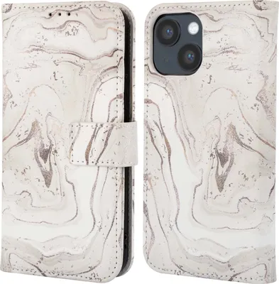 Obrázok produktu pre imoshion Dizajnová knižnica pre Apple iPhone 14 - Piesčitý mramor