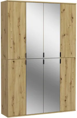 Image de xonox.home Combinaison de vestiaires Projet X imitation chêne Artisan 121x193x34 cm