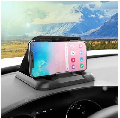 Productafbeelding van Siliconen telefoonhouder voor in de auto, geschikt voor het dashboard - antislip