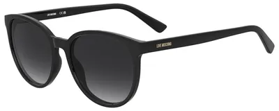 Immagine prodotto di Occhiali da sole Moschino Love, modello MOL103/S, colore nero, montatura in acetato, taglia 55, da donna