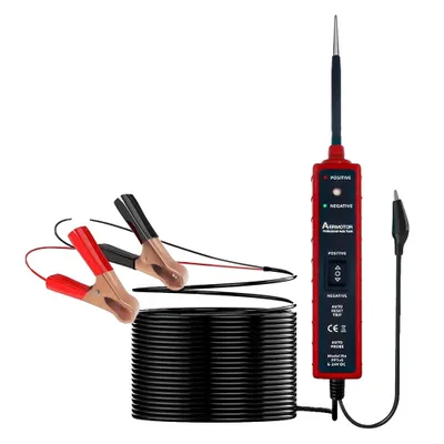 Image de Testeur de tension de camion de voiture, affichage numérique LED, outil de diagnostic de réparation de voiture, testeur de circuit électrique