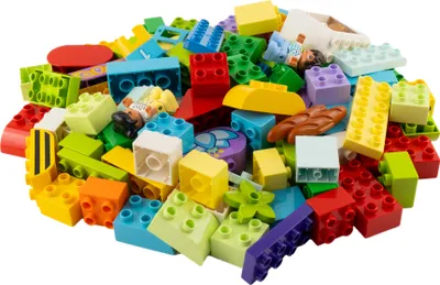 Produktbild von LEGO® DUPLO® Steine Sondersteine Bunt Gemischt NEU! Menge 100x – Jede Mischung individuell zusammengestellt