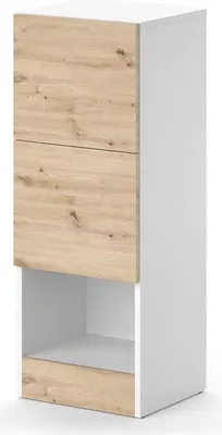 Obrázek produktu pro Střední skříňka Vicco Alf Bílá 35 x 92 cm se 2 zásuvkami, Model 40616