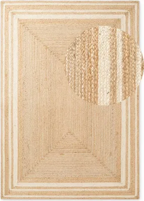 Produktbild von Hanse Home Looma Jute Teppich Looma Natur Gold Elfenbein