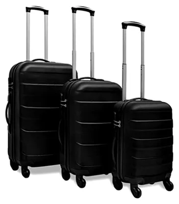 Produktbild von 3-teiliges Hartschalen-Reisekoffer-Set mit Trolley