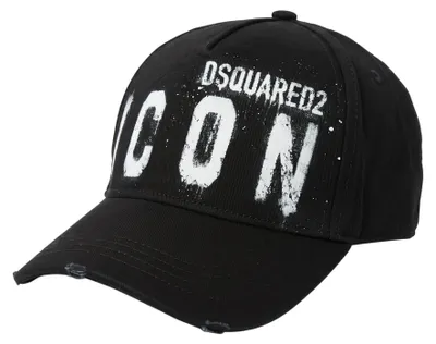Immagine prodotto di Cappello da baseball Dsquared2 Icon, in cotone, colore nero