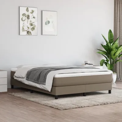 Immagine prodotto di The Living Store Materasso a molle insacchettate Taupe 140x190x20 cm tessuto