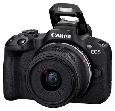 Produktbild von Canon EOS R50: Spiegellose Systemkamera mit 24,2 MP und 4K Videoaufzeichnung