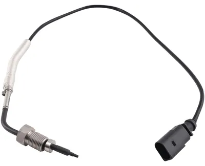 Imagen del producto de Sensor de temperatura de gases de escape para Audi A3 2.0 TDI, modelos 2012-2020, referencia 04L906088AE, con 2 pines