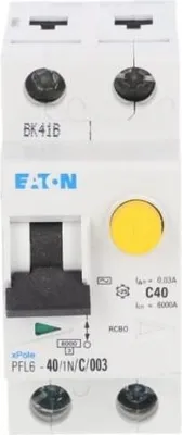 Immagine prodotto di Interruttore differenziale 1P+N 40A 0,03A tipo AC PFL6-40/1N/C/003 286471