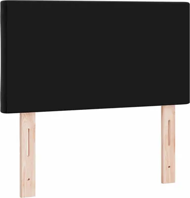 Produktbild von vidaXL LED Kopfteil Schwarz 80 cm Samt