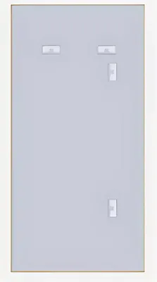 Obrázok produktu pre Kúpeľňové zrkadlo LED s osvetlením - Obdĺžnikový tvar XL 160 × 80 cm - Hliníkový rám v zlatej farbe - Dotykové ovládanie - Nástenné zrkadlo proti zahmlievaniu