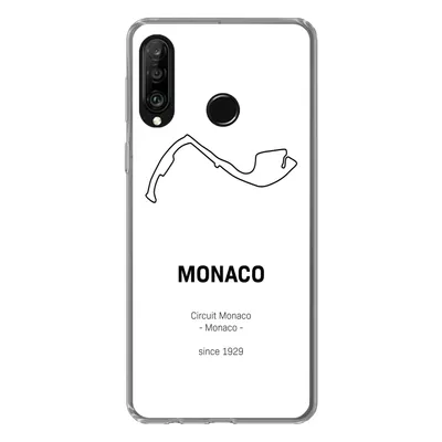 Produktbild von MuchoWow® Handyhülle Schutzhülle Hülle für Huawei P30 Lite F1 - Monaco - Rennstrecke Silikon Softcase Handy Hülle - Handyhülle