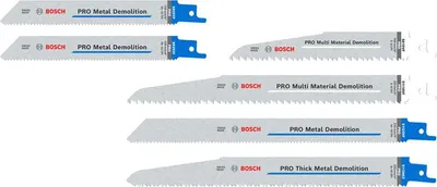 Produktbild von PRO Demolition Säbelsägeblatt Set, 6-tlg.