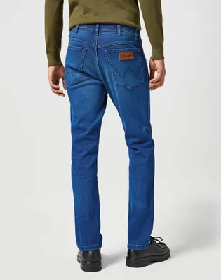 Obrázek produktu pro Pánské džíny WRANGLER, regular fit TEXAS SLIM, W32 L36, modré, džíny, baggy jeans, buggy
