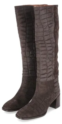 Immagine prodotto di Stivali da donna Kaerlek, color marrone, in pelle scamosciata, taglia: 40