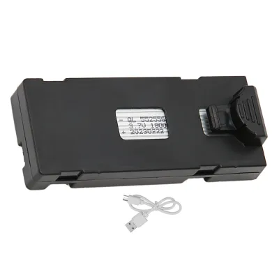 Obrázek produktu pro Lithiová baterie do dronu, 3,7 V, 1800 mAh, dobíjecí náhradní baterie pro dron E88 E88Pro E99 P1 P5 E525 RC kvadrokoptéra