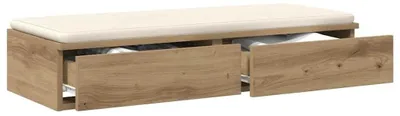Produktbild von Bettlade Eiche - 75 x 36,5 x 16,5 cm