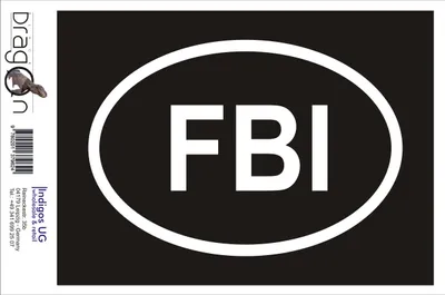 Produktbild von Aufkleber / Autoaufkleber - JDM / Die cut / Auto / OEM - FBI - 160x110mm gold - Heckscheibe / Heckscheibenaufkleber