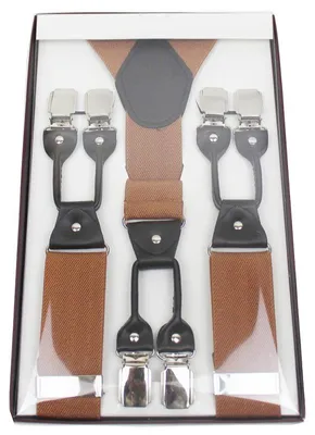 Produktbild von Banned Hosenträger - Rockabilly Braces Ockerbraun