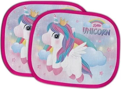 Produktbild von Eiskönigin Minnie Skye Kinder Sonnenschutz fürs Auto 2er Set – Einhorn