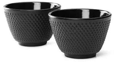 Produktbild von Bredemeijer Teebecher Jang schwarz 0,1 L Gusseisen 2er Set