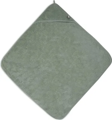 Zdjęcie produktu dla Jollein ręcznik z kapturem 75x75 cm - popielaty zielony