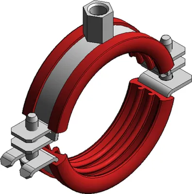 Produktbild von MEFA Rohrschelle Omnia MB 20x2, 56 - 60 mm M8/M10 Sil., 1 Stk.