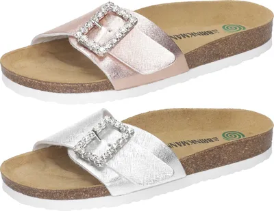 Produktbild von Dr. Brinkmann Damen Pantoletten Clogs Glitzersteine 700043, Größe:40 EU, Farbe:Rosa