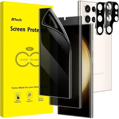 Produktbild von Displayschutzfolie für Samsung Galaxy S23 Ultra 5G 6,8 Zoll mit Kameraschutz, 2 Stück