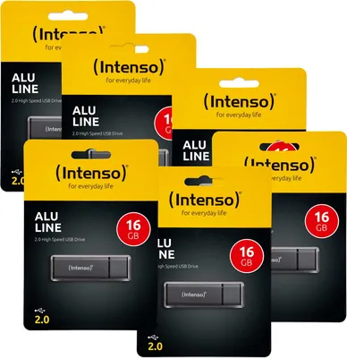 Image de Intenso Alu Line Clé USB 16 Go USB Type-A 2.0 Anthracite