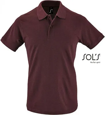Produktbild von SOLs 11346 | MenŽs Polo Shirt Perfect - Farbe: Heather Oxblood - Größe: XL
