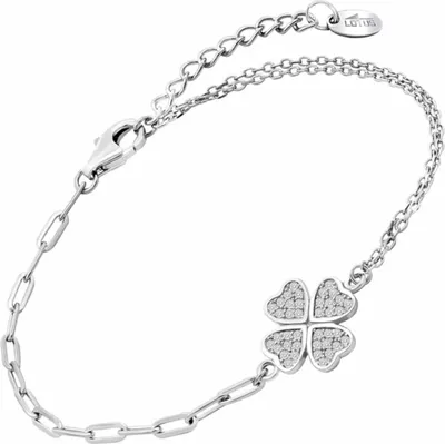 Immagine prodotto di Lotus Bracciale a quadrifoglio in argento con pietre di zirconio LP3643-2/1