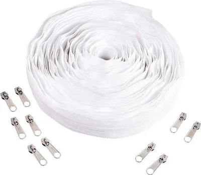 Produktbild von Famanu Reißverschluss Set 10 Stück 10 m - Metall und Nylon