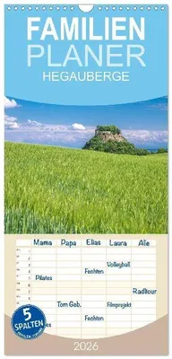 Produktbild von Familienplaner 2026 - HEGAUBERGE mit 5 Spalten (Wandkalender, 21 x 45 cm) CALVENDO