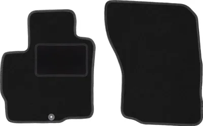 Immagine prodotto di Wielganizator tappetini auto velours anteriori adatto per Mitsubishi Outlander III (2012-, SUV) neri, set 2 pz, con fissaggi