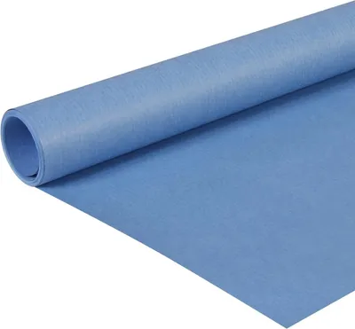 Image de Papier cadeau bleu profond, uni, 0,70 x 10 m, papier kraft 65 g/m², nervuré, rouleau