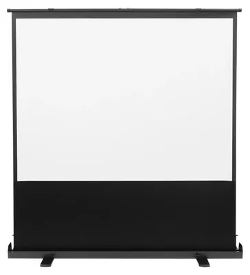 Produktbild von Projektor Leinwand - Pull up Bodenleinwand 203 cm 4:3 - Portable - 120° weiter Blickwinkel - Heimkino Präsentation - Schwarz