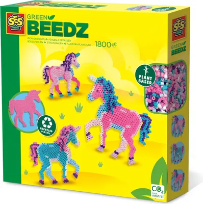 Obrázok produktu pre Zažehľovacie korálky - jednorožci, 1800 ks