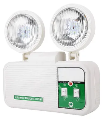 Notbeleuchtung 8 LED Doppellampe mit EU-Stecker 2W