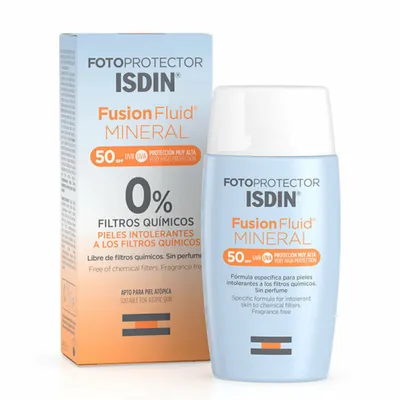 Obrázek produktu pro ISDIN Fotoprotector Fusion Fluid Mineral SPF50 50ml Filtrační ochrana pleti Nákup;