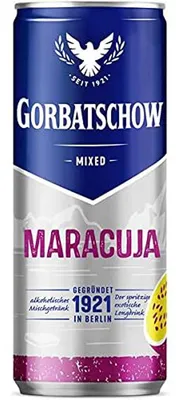 Immagine prodotto di Gorbaciov vodka e frutto della passione bevanda alcolica mista 330ml