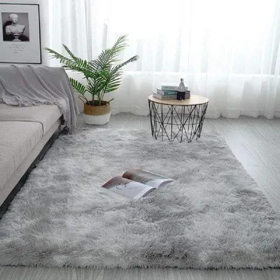 Produktbild von Famanu Teppich Einfarbig Waschbar Weich - Wohnzimmer 80 x 160 cm