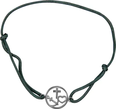 Produktbild von Armband - Armband mit Kreuz-Herz-Anker-Anhänger