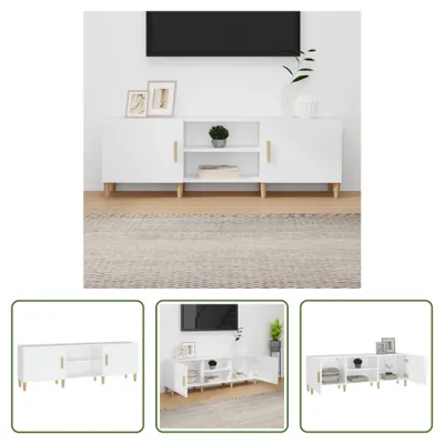 Immagine prodotto di The Living Store Mobile TV bianco 150x30x50 cm Materiale legno