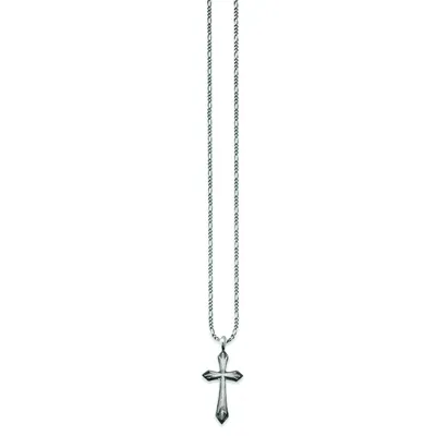 Produktbild von cai Anhänger mit Kette 925/- Sterling Silber rhodiniert Kreuz