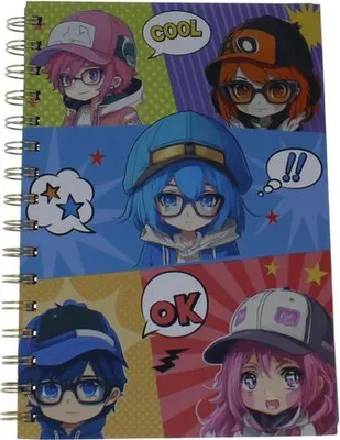 Produktbild von Spiral Notizbuch Anime - ca. 14,8 x 21 cm