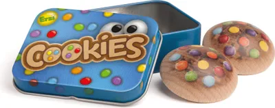 Produktbild von Erzi Cookies in der Dose - Kaufladenzubehör