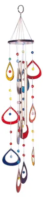 Produktbild von Suncatcher Klangspiel "Drops" Fiberglas bunt 50cm