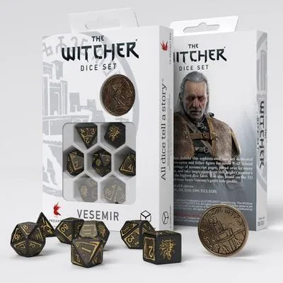 Produktbild von The Witcher Würfelset. Vesemir - Der Schwertmeister